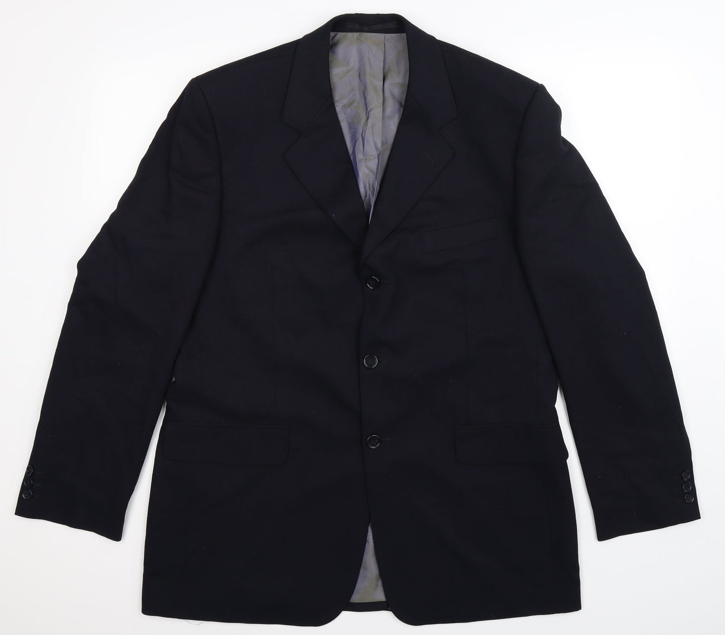 Mens UK Size 44 Jonathan Adams Regular Blue Suit Jacket