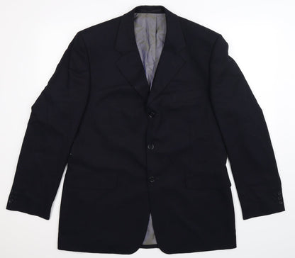 Mens UK Size 44 Jonathan Adams Regular Blue Suit Jacket