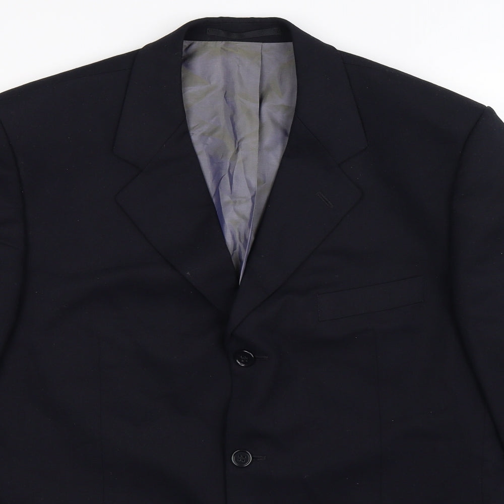 Mens UK Size 44 Jonathan Adams Regular Blue Suit Jacket