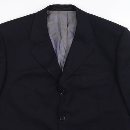 Mens UK Size 44 Jonathan Adams Regular Blue Suit Jacket