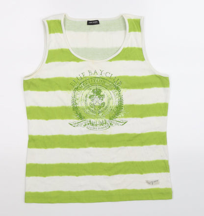 Womens UK Size L Gerry Weber Green Basic Tank