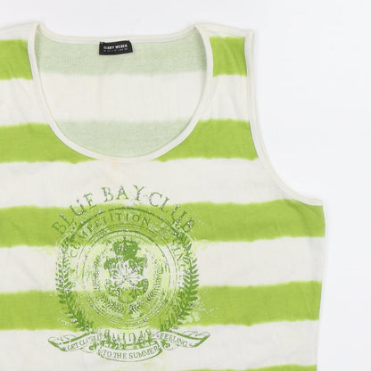 Womens UK Size L Gerry Weber Green Basic Tank