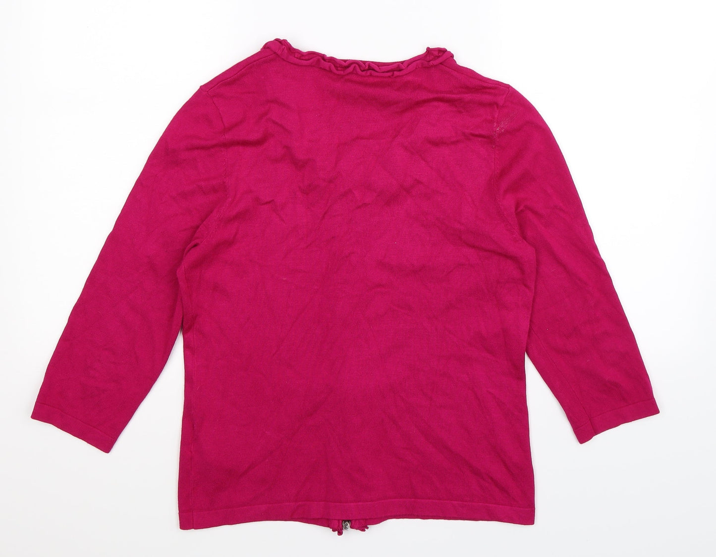 Gerry Weber Womens Pink  Knit Cardigan Jumper Size 10