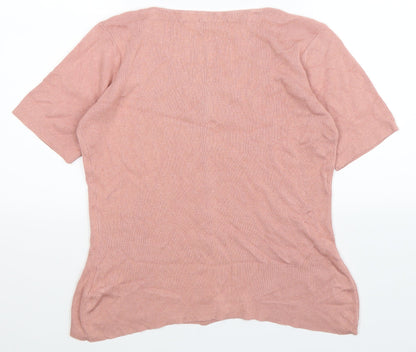 Precis Womens Beige  Knit Cardigan Jumper Size M
