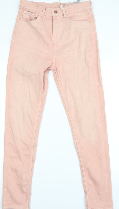 the carrie Womens Orange   Straight Jeans Size 12 L26.5 in