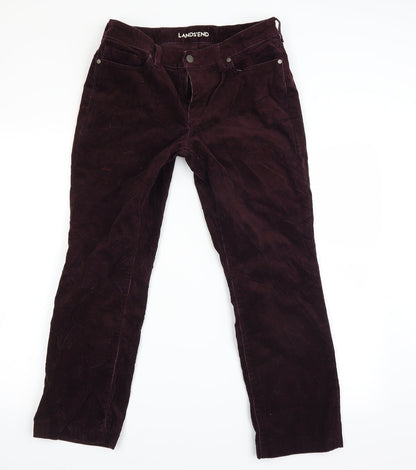 Lands end Womens Purple   Straight Jeans Size 14 L23 in