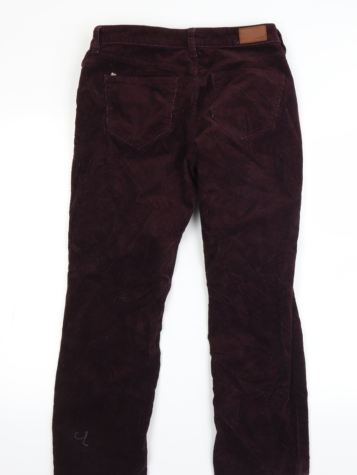 Lands end Womens Purple   Straight Jeans Size 14 L23 in