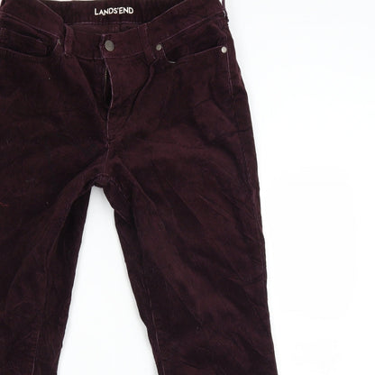 Lands end Womens Purple   Straight Jeans Size 14 L23 in