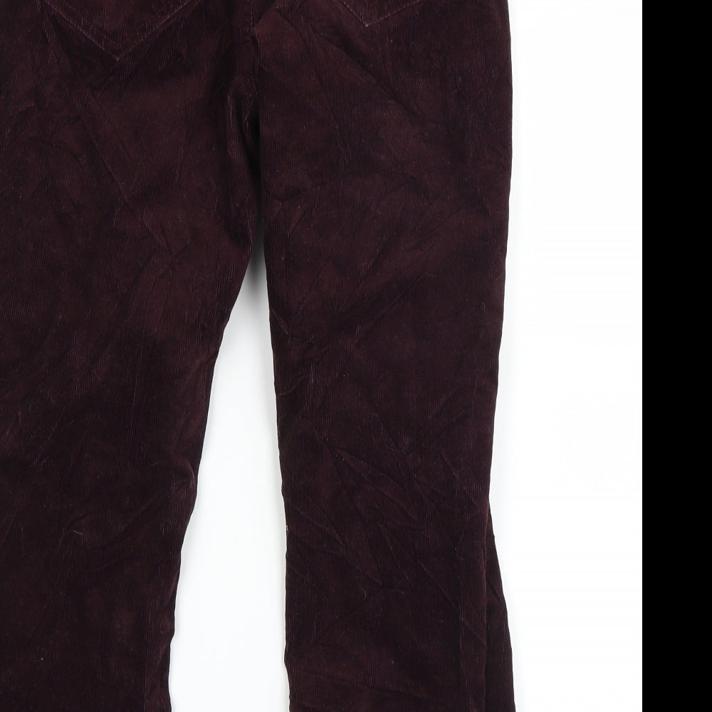 Lands end Womens Purple   Straight Jeans Size 14 L23 in