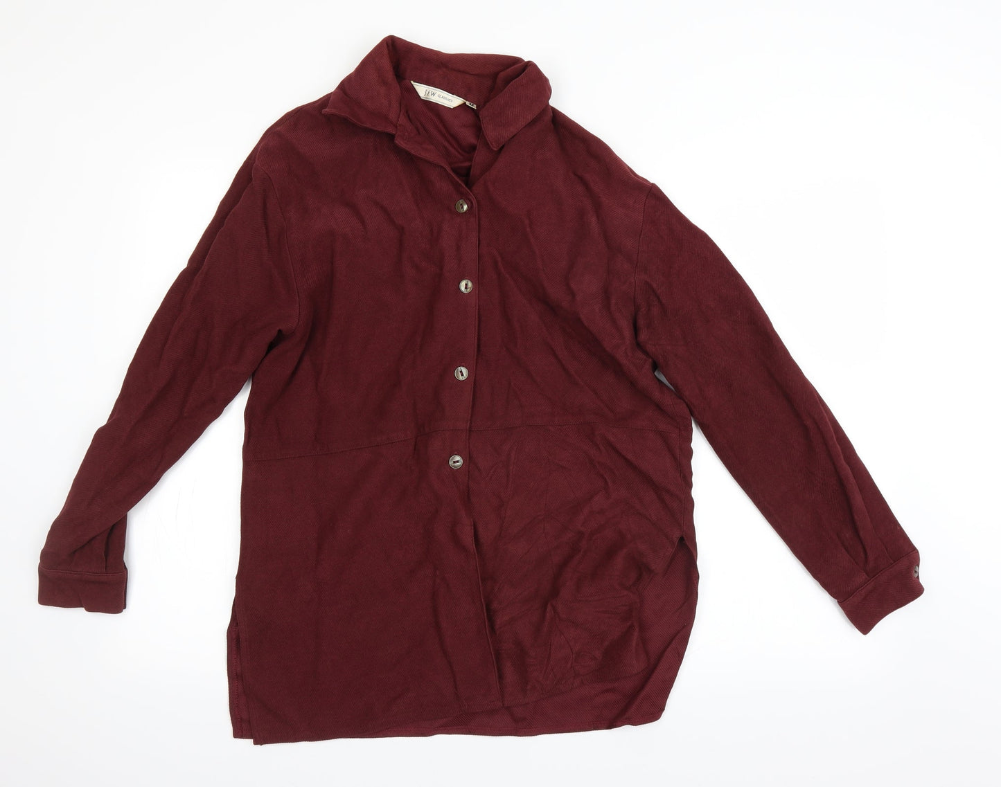 Mens UK Size M JFW Red  Button-Up Long Sleeve Casual Shirt
