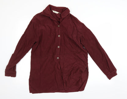 Mens UK Size M JFW Red  Button-Up Long Sleeve Casual Shirt
