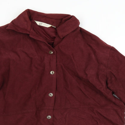 Mens UK Size M JFW Red  Button-Up Long Sleeve Casual Shirt