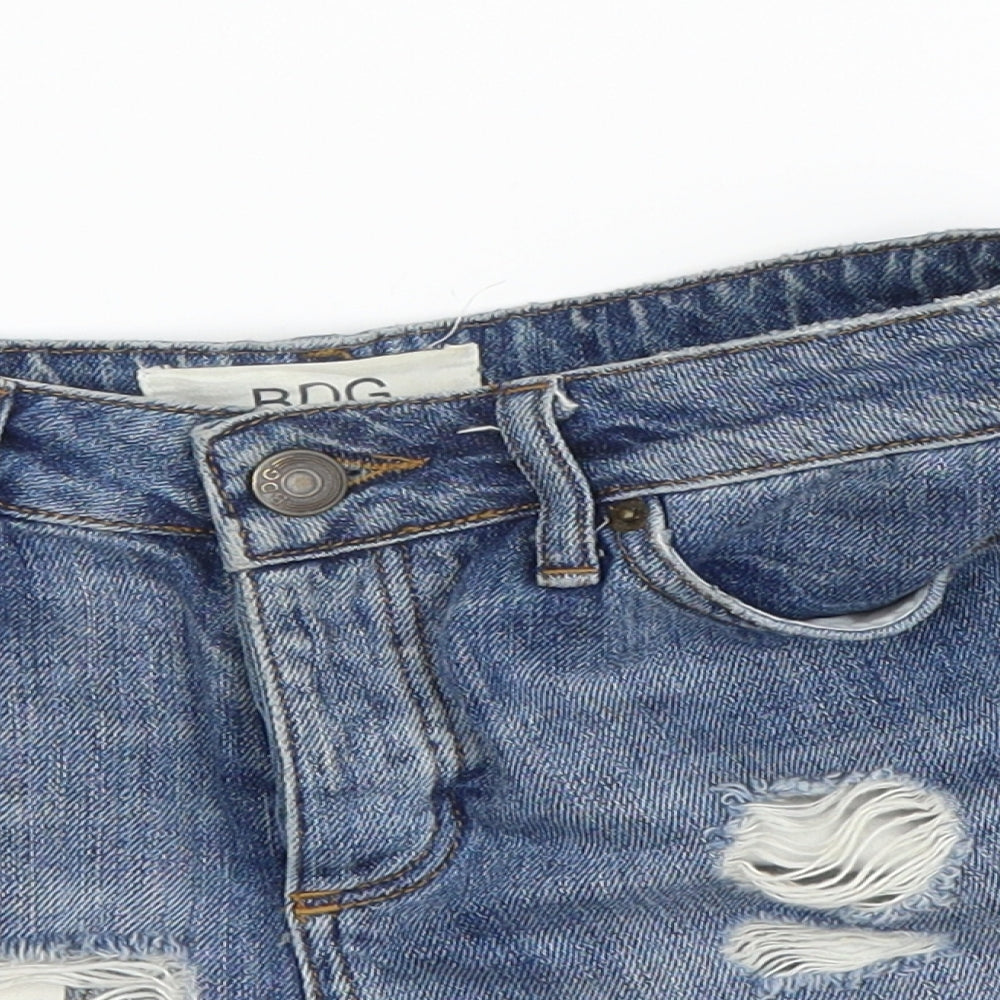 BDG Womens Blue   Cut-Off Shorts Size 4
