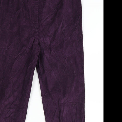 Amber Womens Purple   Straight Jeans Size 16 L25 in