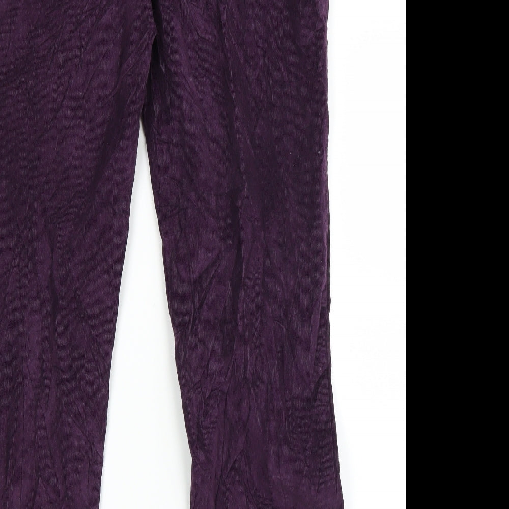 Amber Womens Purple   Straight Jeans Size 16 L25 in