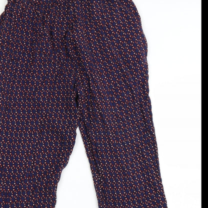 Womens UK Size 10 NEXT Relaxed Fit Chino Blue Trousers