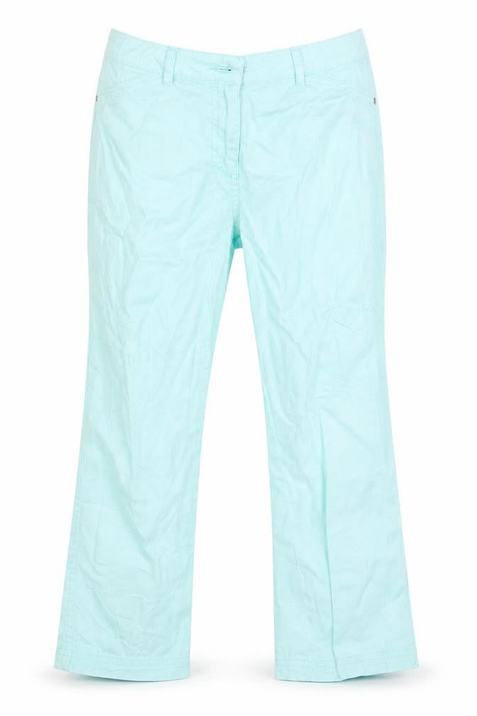 Womens UK Size 12 Preview  Chino Green Trousers