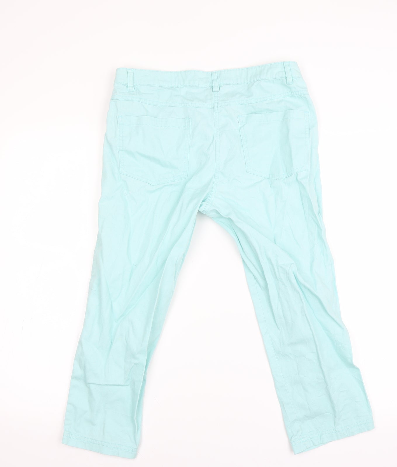 Womens UK Size 12 Preview  Chino Green Trousers