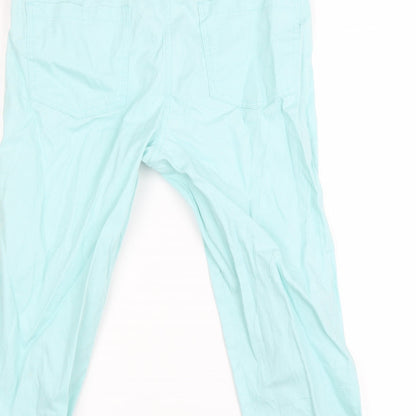 Womens UK Size 12 Preview  Chino Green Trousers