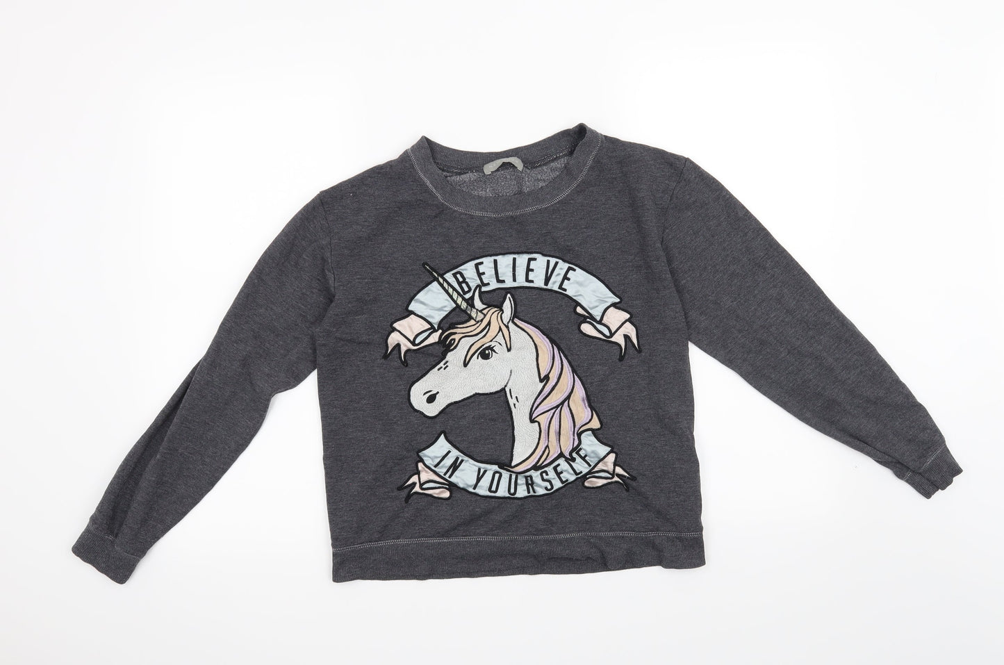 New Look Womens Grey   Pullover Jumper Size 10