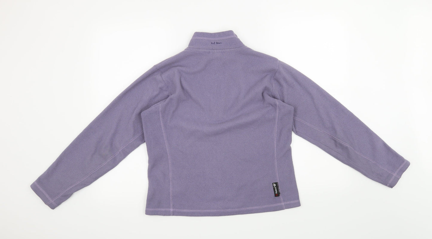 Polartec Womens Purple   Pullover Sweatshirt Size 10