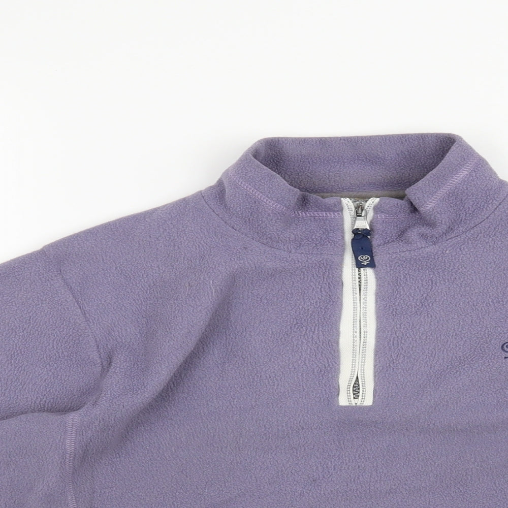 Polartec Womens Purple   Pullover Sweatshirt Size 10