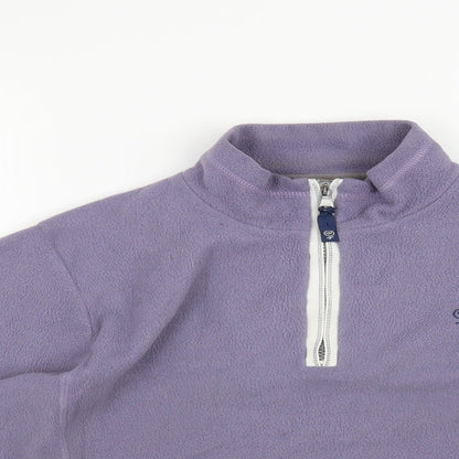 Polartec Womens Purple   Pullover Sweatshirt Size 10
