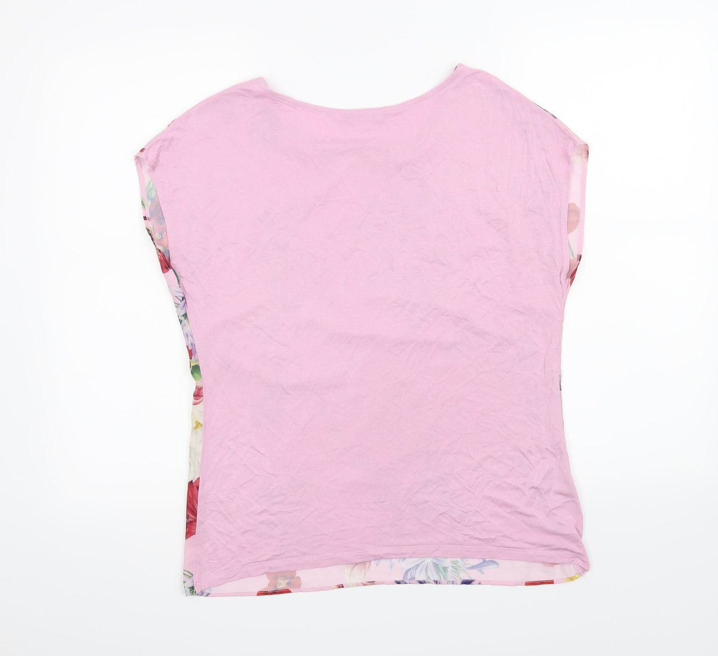 Womens UK Size S ORSAY Pink Basic T-Shirt