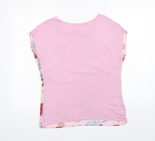 Womens UK Size S ORSAY Pink Basic T-Shirt