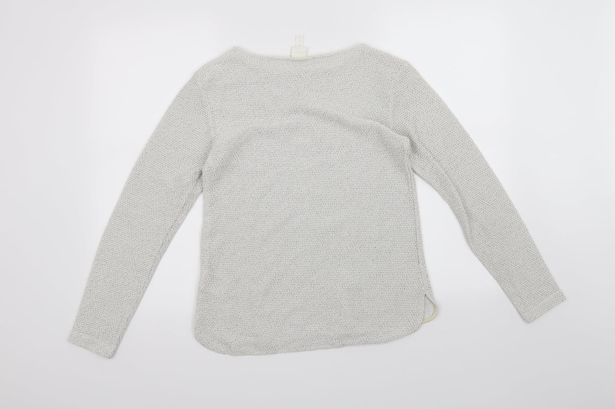 H&M Womens White   Pullover Jumper Size XS