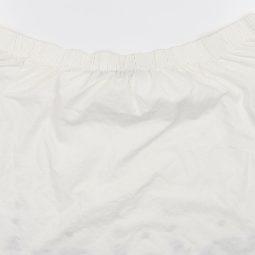 Per Una Womens White   Basic Blouse Size 10