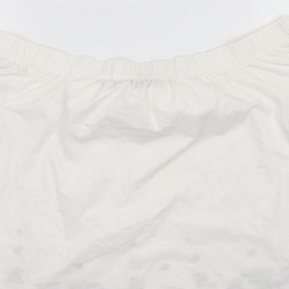 Per Una Womens White   Basic Blouse Size 10