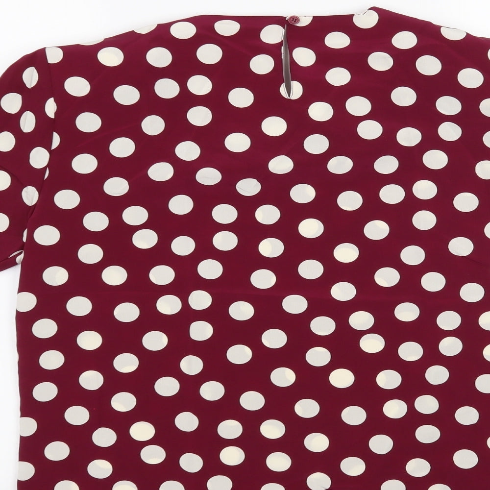 Womens UK Size S Principles Purple Basic Blouse