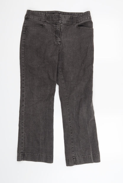 Principles Womens Grey   Straight Jeans Size 12 L25 in