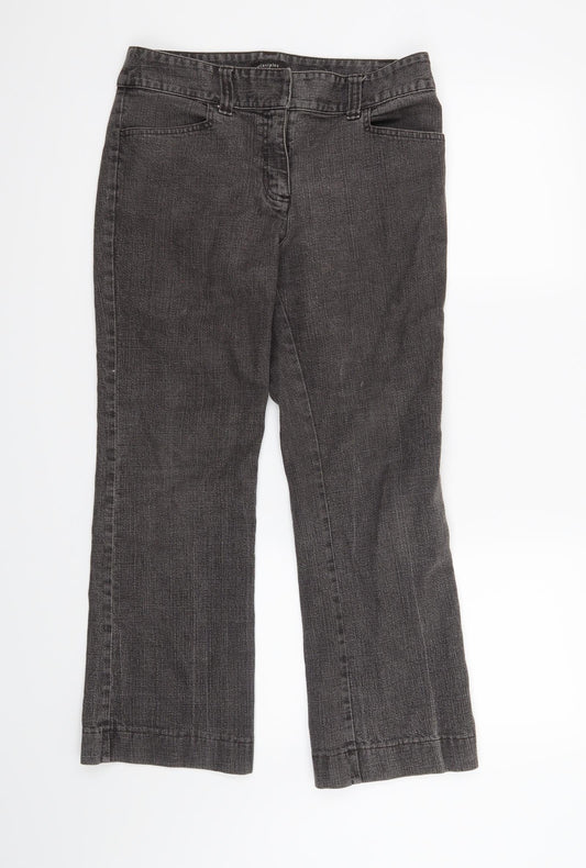 Principles Womens Grey   Straight Jeans Size 12 L25 in