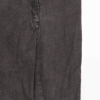 Principles Womens Grey   Straight Jeans Size 12 L25 in