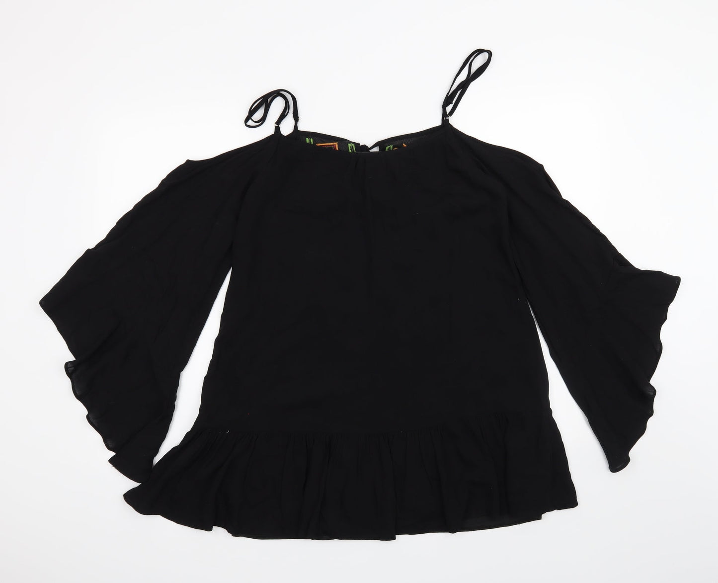 agatha Womens Black   Basic Blouse Size 8