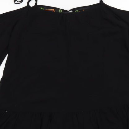 agatha Womens Black   Basic Blouse Size 8