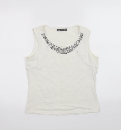 Mexx Womens White   Basic Tank Size L