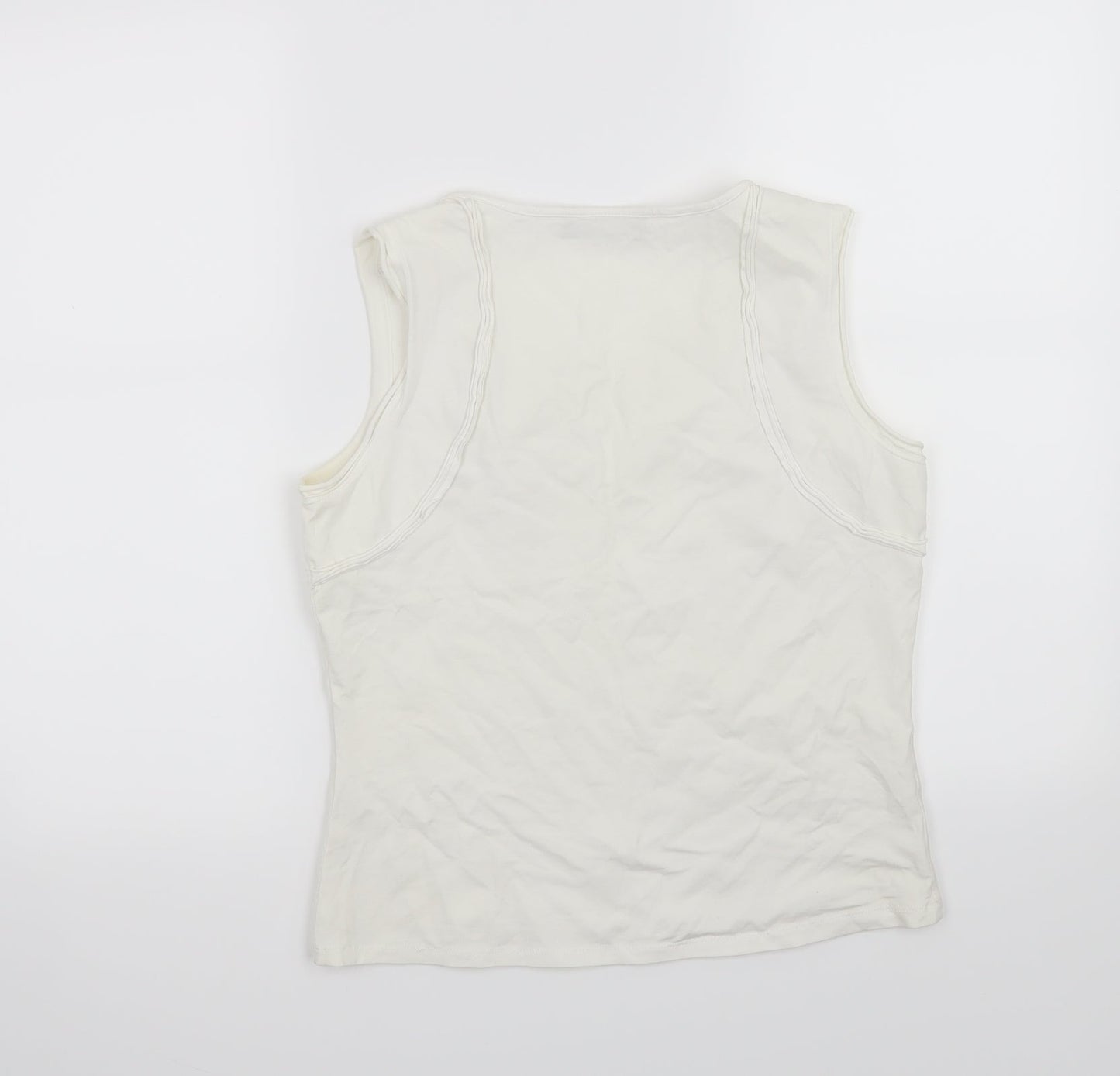 Mexx Womens White   Basic Tank Size L