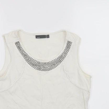 Mexx Womens White   Basic Tank Size L