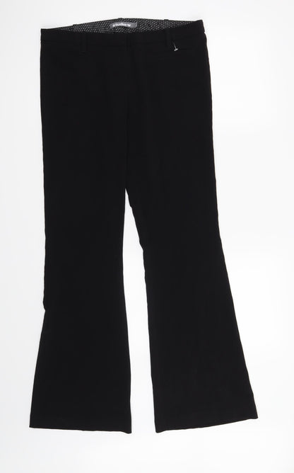Studio W Womens Black   Trousers  Size 12 L32 in