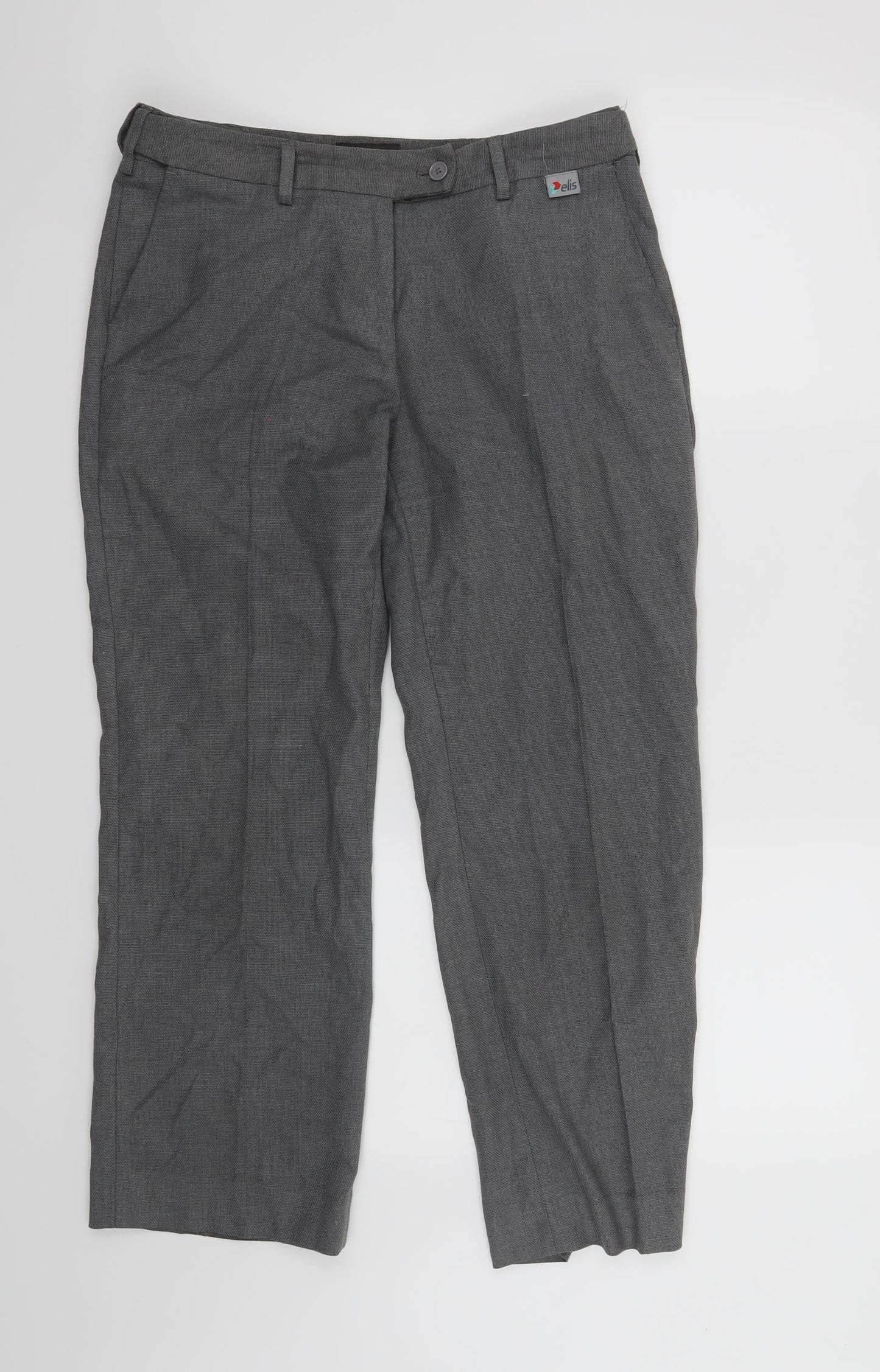 Womens UK Size 10 Simon Jersey Regular Fit  Grey Trousers