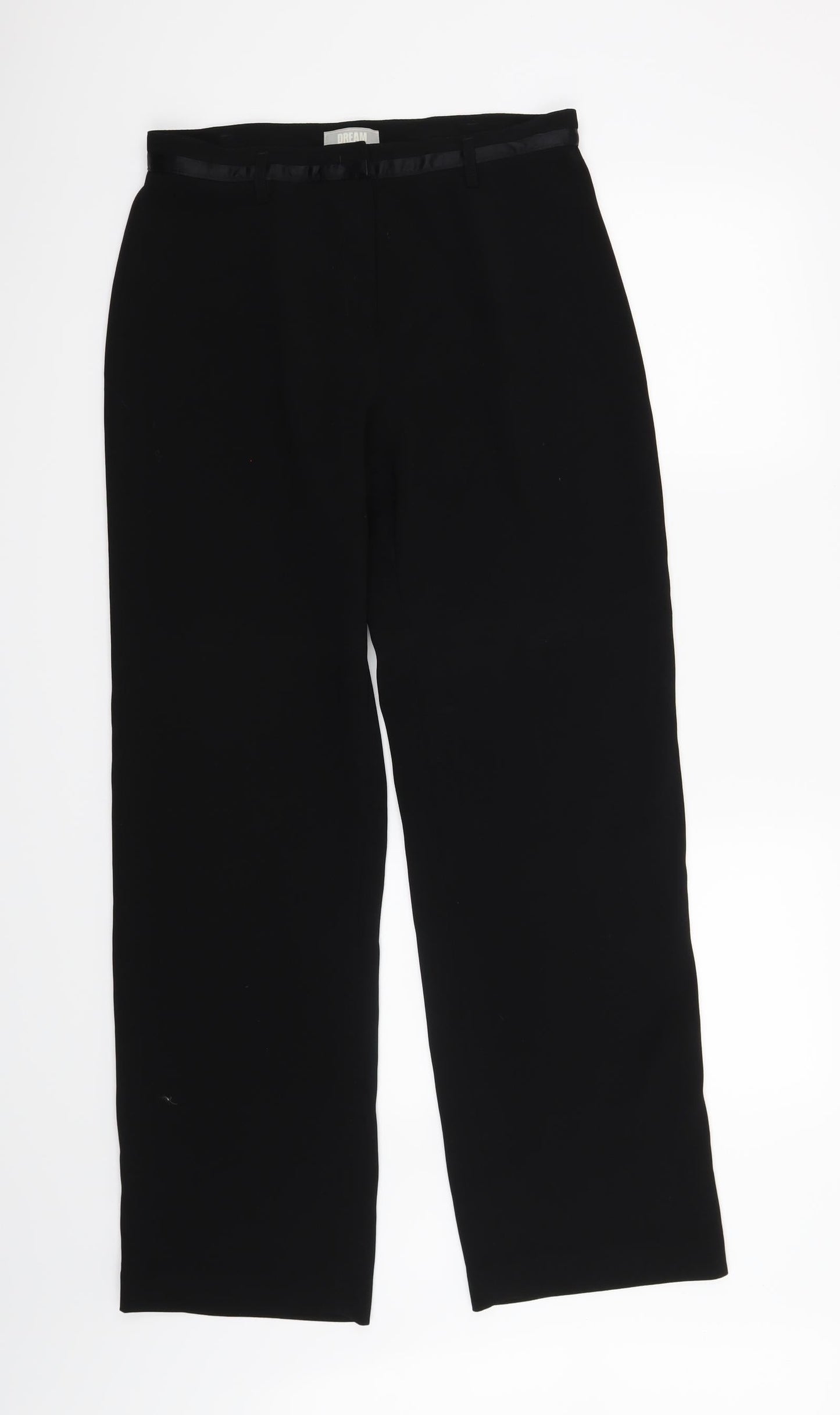 GVB Womens Black   Trousers  Size 12 L30 in