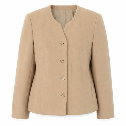 Womens UK Size 14 Gray Osbourn Beige Jacket