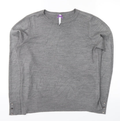 BHS Womens Grey   Pullover Jumper Size 14