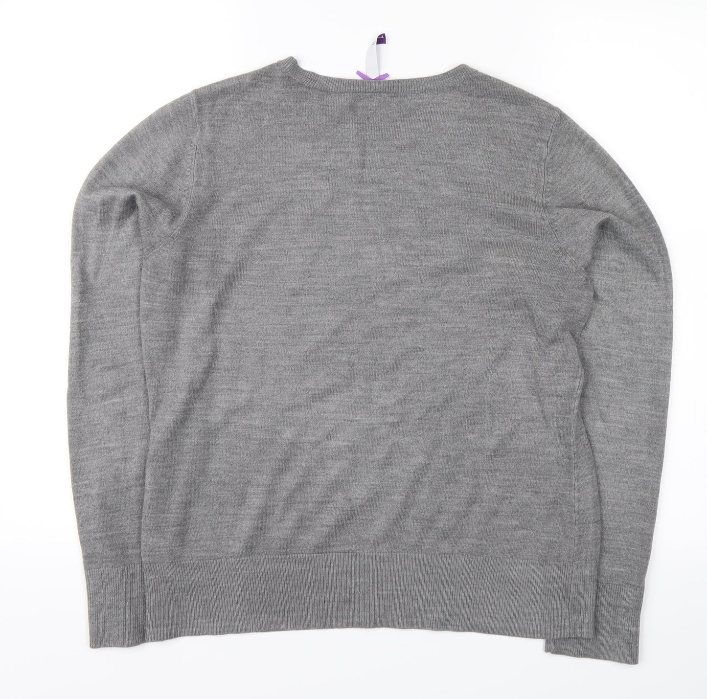 BHS Womens Grey   Pullover Jumper Size 14
