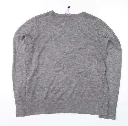 BHS Womens Grey   Pullover Jumper Size 14