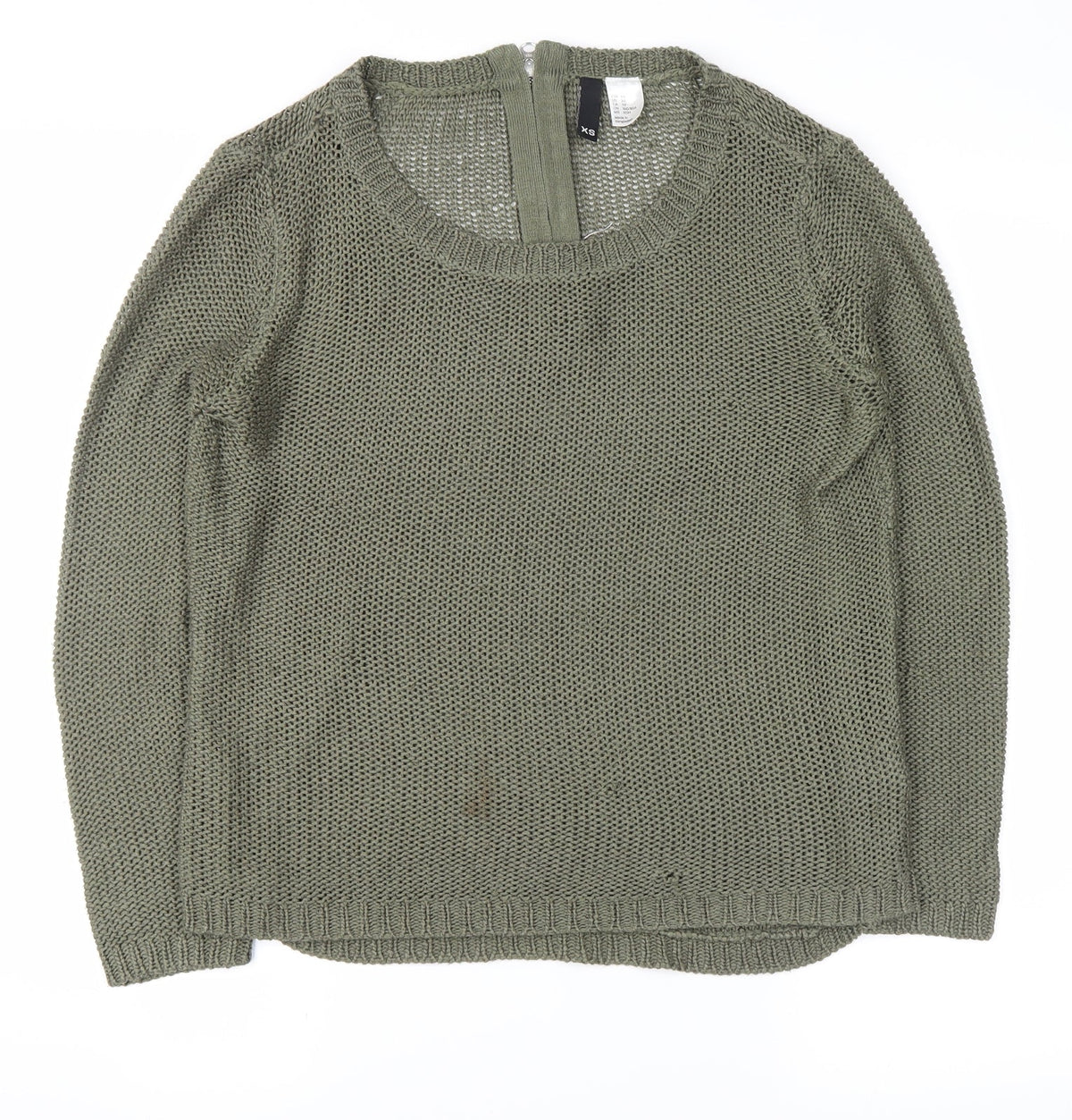 Vintage Womens Green   Pullover Jumper Size XS
