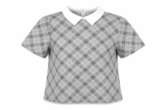 Womens UK Size 8 cameo rose Grey Basic T-Shirt